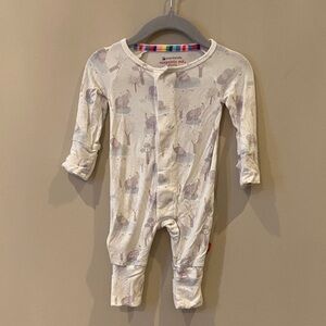 Magnetic Me elephant print onesie